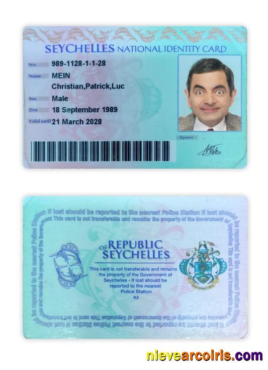 Seychelles national ID card
